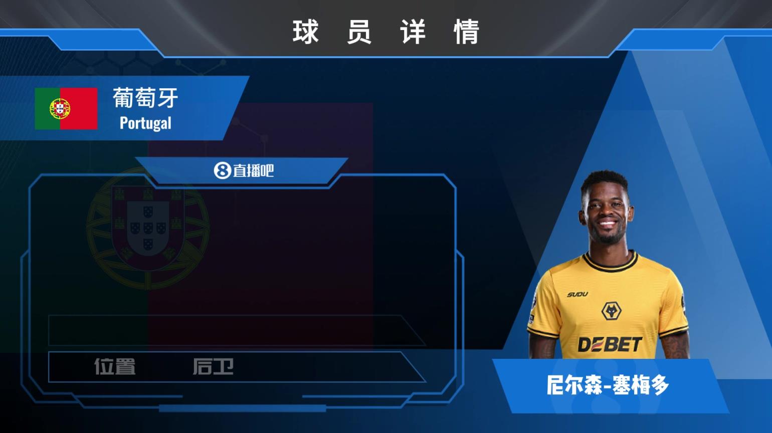 塞梅多球员集锦：上下翻飞，速度极快的葡萄牙魔翼