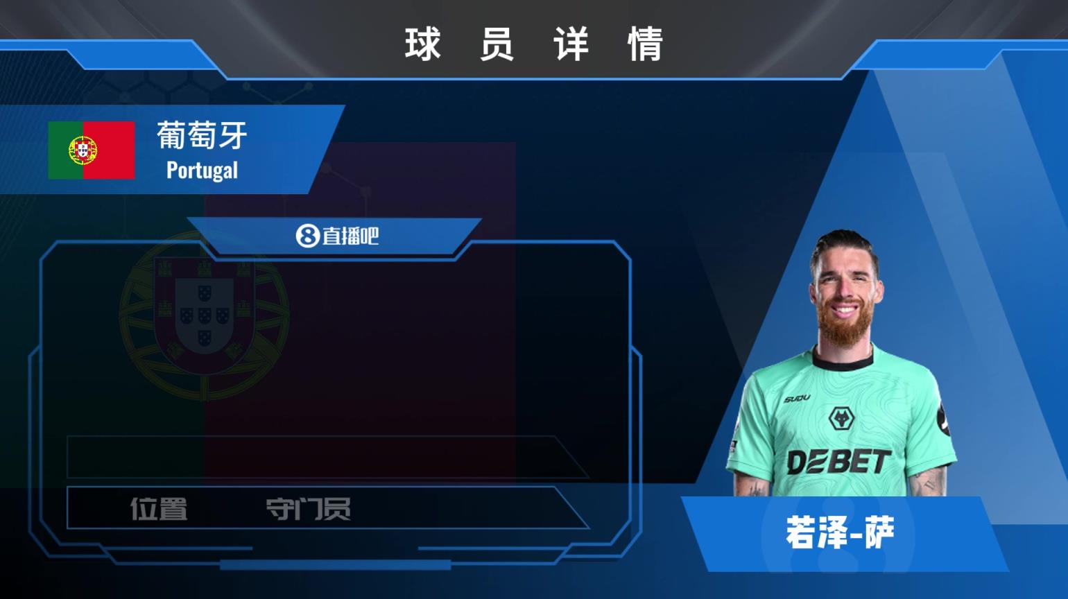 若泽-萨球员集锦：扑救出色，对禁区内的控制力强